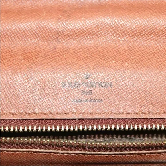 Authenticated Louis Vuitton Monceau Bag Handbag Tote Travel Bag Satchel Purse - Picture 15 of 16